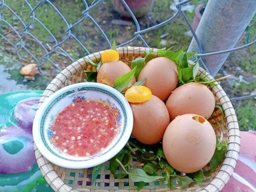 Trứng gà nướng - Nghi's Kitchen